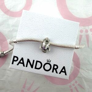Pandora Space Love Rocket Charm